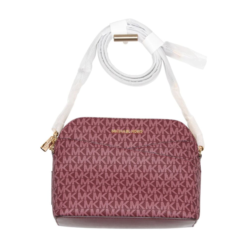 MICHAEL Michael Kors Medium Dome Crossbody Bag Oxblood Red NWT